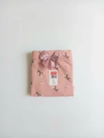 شورت نخی ساحل طرح گل‌دار شکوفه